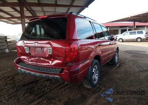 2004 Honda Pilot Ex-L from USA, damaged, VIN 2HKYF18634H612833